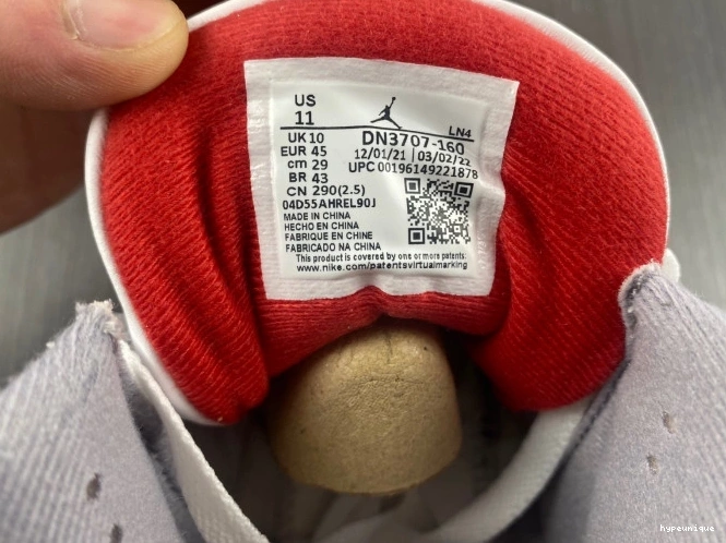 HYPE DN3707-160 Fire OG Air Red Jordan 3 0824